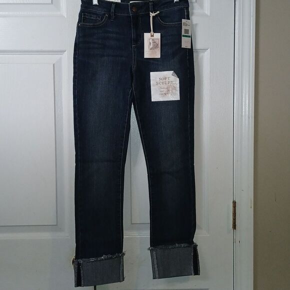 Jessica Simpson Wright Arrow Straight Skinny Jeans Sz 24 NWT Style 4301 On Going - Picture 1 of 12